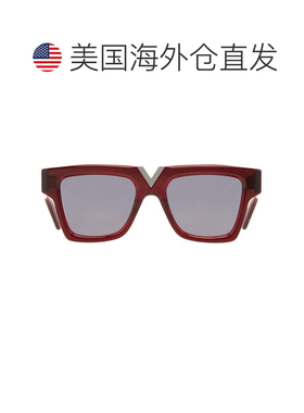 自营Valentino灰色矩形男女通用太阳镜VLS-162 C 51 - multi 美国
