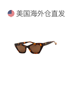 自营Max Mara女士MM0057 52mm太阳镜-棕色 美国奥莱直发