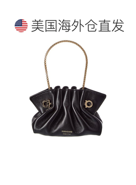 自营salvatore ferragamoFerragamo软皮包-黑色 美国奥莱直发