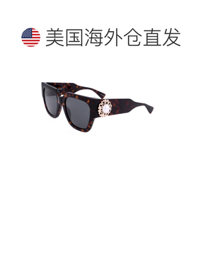 自营Moschino女士52mm哈瓦那太阳镜MOS153-S-US-086-52-Havana 美