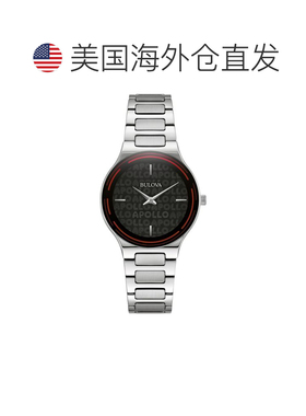 自营Bulova Women's Apollo Black Dial Watch - black 美国奥莱