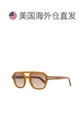 自营 zegna杰尼亚男士极光II太阳镜EZ0241 45F浅棕色51mm-45F 美