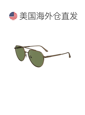 自营calvin kleinCK24100S N 771琥珀色金色/绿色-琥珀色金色 美