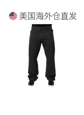 自营Just Cavalli Straight Fit Mid Waist blue Trouser Men's J