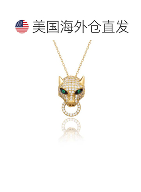 自营Suzy Levian Yellow Sterling Silver White Cubic Zirconia