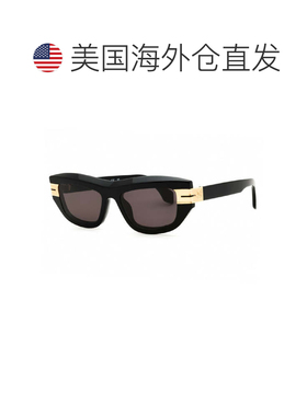 自营Palm Angels Sunglasses Cat Eye Full Rim, Grey Frame And