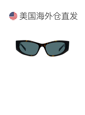 自营givenchyGv40116i超大龟头猫眼太阳镜-黑色 美国奥莱直发