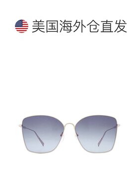 自营Longchamp Smoke Butterfly Ladies Sunglasses LO117S 722 6