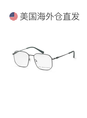 自营Armani Exchange Men's 54 mm Green Opticals - matte green