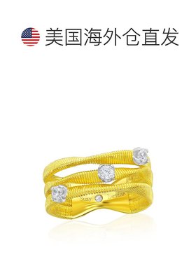 自营Suzy Levian The Golden Helix Yellow Sterling Silver Whit