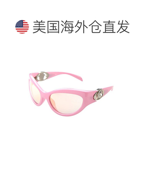 自营Versace女款59mm太阳镜-粉色 美国奥莱直发