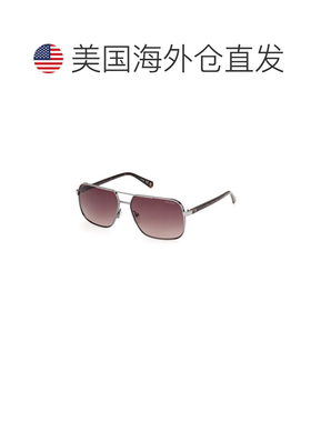 自营Guess Metal Men's Sunglasses - gray 美国奥莱直发