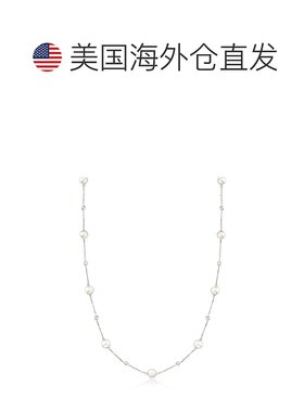 自营 Ross-Simons 6-7mm Cultured Pearl and . Diamond Station