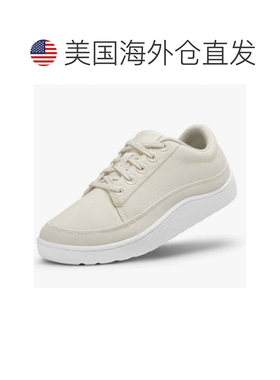 自营Men's Allbirds Pacer Sneakers  Beige Leather Lace Up Pla