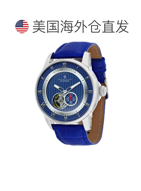 自营Christian Van Sant Men's Viscay Blue Round 42mm - blue
