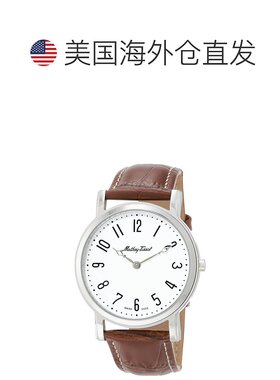 自营Mathey Tissot Men's City White dial Watch - white 美国奥