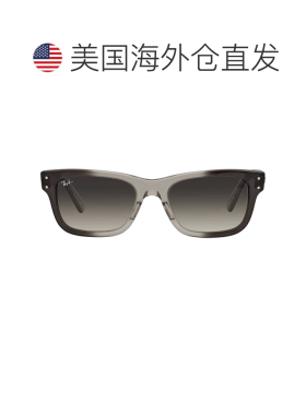 自营ray-ban雷朋伯班克灰色渐变长方形男士太阳镜RB2283 134071 5