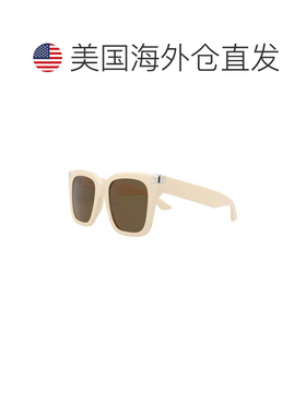 自营Alexander McQueen女士53 mm象牙太阳镜-象牙 美国奥莱直发