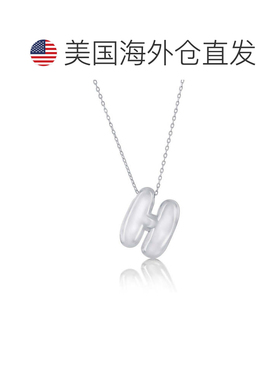 自营simonaSterling Silver, Bubble 'R' Initial Necklace - sil