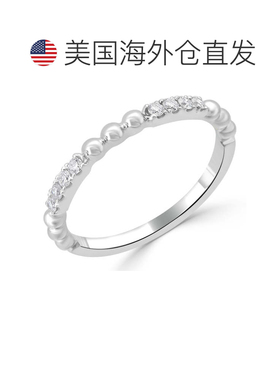 自营sabrina14K White Gold Diamond Ring - white gold 美国奥莱