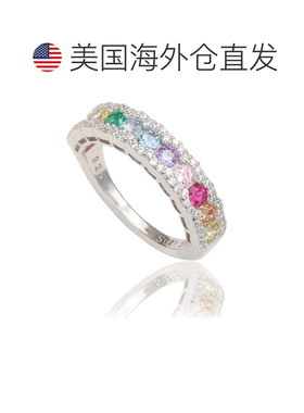 自营Suzy Levian Sterling Silver Rainbow Cubic Zirconia Etern