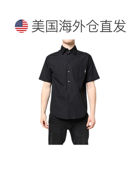 自营MSGM Printed Short Sleeves Colla Men Casual Men's Shirt