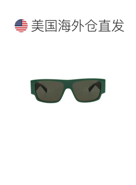自营bottega veneta方形镜框回收醋酸纤维太阳眼镜-绿色 美国奥莱