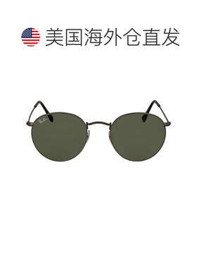 自营ray-banRay Ban圆形金属绿色经典G-15男女通用太阳镜RB3447 0