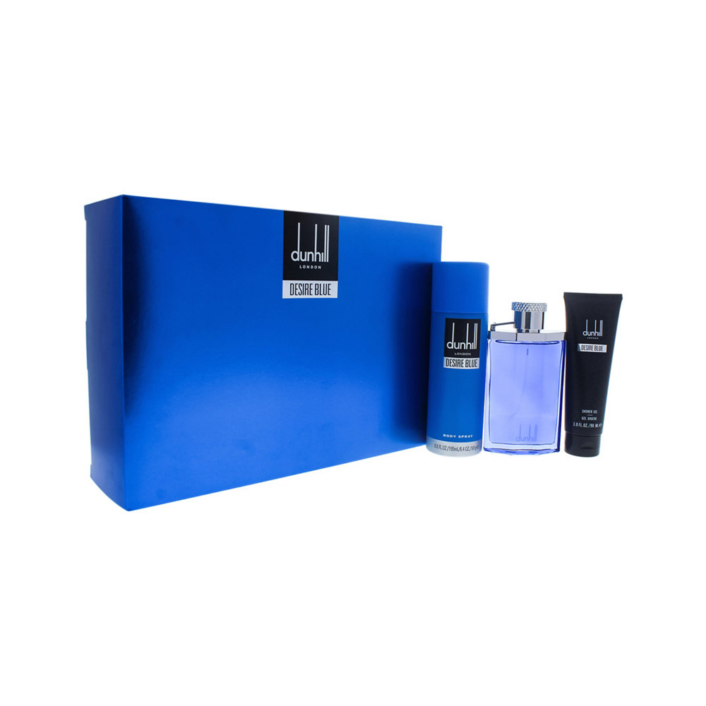 天猫国际美国直购美国直邮Alfred Dunhill登喜路蓝色欲望男士香水礼盒套装3件套0