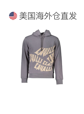 自营Cavalli Class Cotton Men Men's Sweater - gray 美国奥莱直