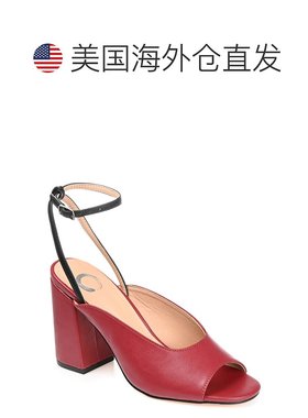 Journee Collection 女式 Calypso 高跟鞋 - 砖 【美国奥莱】直发