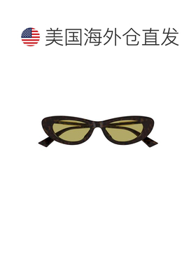 自营bottega venetaBv1447s猫眼龟形太阳镜-黑色 美国奥莱直发