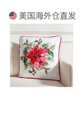 美国直邮自营safaviehGwendolen 枕头 - 米色/红色/绿色 美国奥