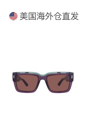 自营Calvin Klein Brown Square Men's Sunglasses CK23538S 515
