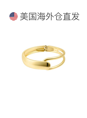 自营adorniaGold Plated Overlapping Open Cuff - gold 美国奥莱