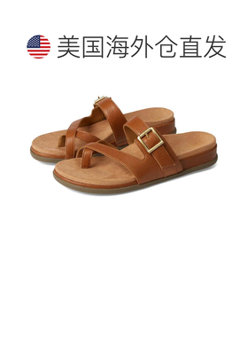 自营Men's Vionic Carmela J0829L1200 Sandals  Tan Leather Toe