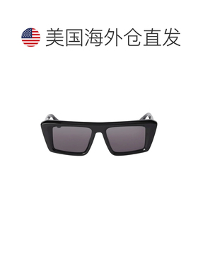 自营off-white哈特福德米白色猫眼太阳镜-黑色-深灰色 美国奥莱直