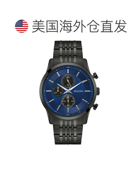 自营Bulova Men's Classic 42mm Quartz Watch - blue 美国奥莱直