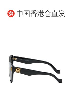 1h可退 香港直邮潮奢 LOEWE 罗意威 男士 黑色 Anagram 太阳镜 LW