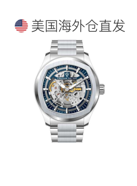 自营Christian Van Sant Men's Romeo Blue Round 42mm - blue 美