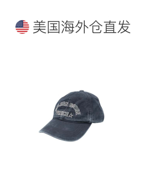 自营golden goose蓝色棉质棒球帽-灰色 美国奥莱直发