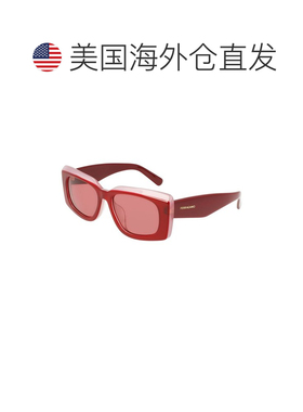 自营salvatore ferragamoFerragamo女士经典徽标56mm太阳镜-粉红