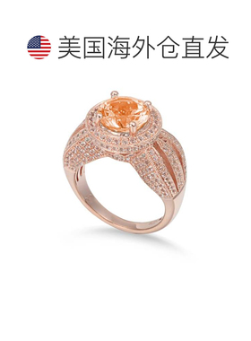 自营Suzy Levian 纯银 4.53 TCW 黄水晶戒指 - 橙色 美国奥莱直发