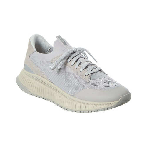 自营Hugo Boss Titanium Evo Leather Running Sneaker - grey 美 - 图0