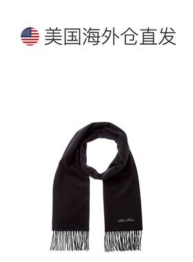 自营brooks brothers布鲁克斯兄弟纯羊毛和羊绒混纺围巾 美国奥