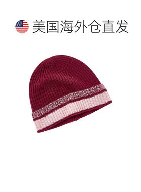 自营Phenix罗纹针织羊绒帽子-红色 美国奥莱直发