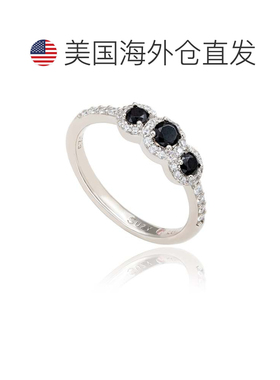 自营Suzy Levian Rose Sterling Silver Brown Cubic Zirconia Pe