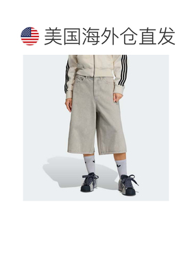 自营Women's adidas FIREBIRD JORTS DENIM - clear grey denim