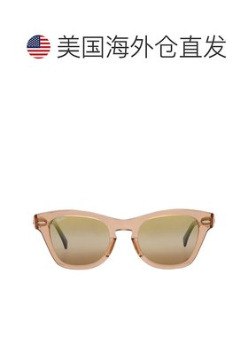 自营ray-banRay Ban Gold Gradient Mirror Square Unisex Sungla