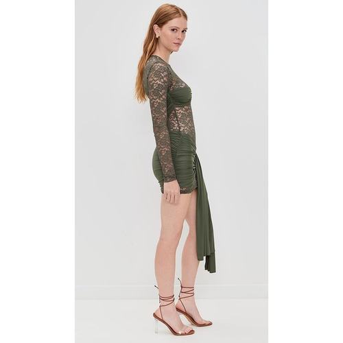 【美国直邮】lioness 女士 连衣裙针织长袖蕾丝包臀裙 - 图2